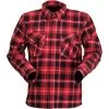 Z1R Duke Flannel Shirt - Red/Black/White