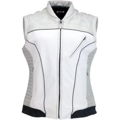 Z1R Women's Nufem Leather Vest