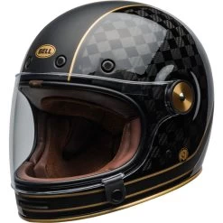 Bell Bullitt Helmet - Carbon RSD Check It Matte/Gloss Black -Cycling Equipment Shop bell bullitt carbon culture helmet rsd check it matte gloss black clear shield front left 52836.1569333616