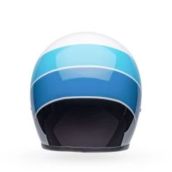 Bell Custom 500 Helmet - Riff Gloss White/Blue -Cycling Equipment Shop bell custom 500 culture classic open face motorcycle helmet riff gloss white blue 3 00547.1633100755