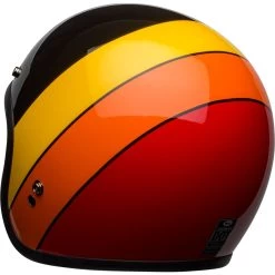 Bell Custom 500 Helmet - Riff Gloss Black/Yellow/Orange/Red -Cycling Equipment Shop bell custom 500 culture helmet riff gloss black yellow orange red back left 83723.1611949647