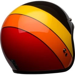 Bell Custom 500 Helmet - Riff Gloss Black/Yellow/Orange/Red -Cycling Equipment Shop bell custom 500 culture helmet riff gloss black yellow orange red back right 82757.1611949658