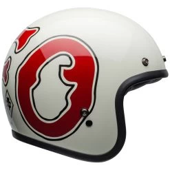Bell Custom 500 RSD WFO Gloss White/Red Helmet -Cycling Equipment Shop bell custom 500 se culture helmet rsd wfo gloss white red right 36860.1536153350