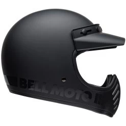 Bell Moto 3 Classic Helmet - Matte/Gloss Blackout -Cycling Equipment Shop bell moto 3 culture helmet classic matte gloss blackout right 40424.1536152143