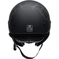 Bell Pit Boss Helmet - Flames Matte Black/Gray -Cycling Equipment Shop bell pit boss cruiser helmet flames matte black gray back 06696.1569509632