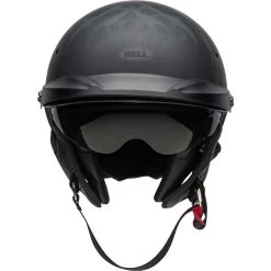 Bell Pit Boss Helmet - Flames Matte Black/Gray -Cycling Equipment Shop bell pit boss cruiser helmet flames matte black gray front 34246.1569509636