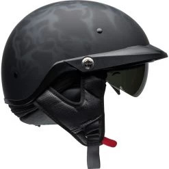 Bell Pit Boss Helmet - Flames Matte Black/Gray -Cycling Equipment Shop bell pit boss cruiser helmet flames matte black gray right 76185.1569509634