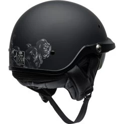 Bell Pit Boss Helmet - Roses Matte Black/Gunmetal -Cycling Equipment Shop bell pit boss cruiser helmet roses matte black gunmetal back right 78579.1569508296