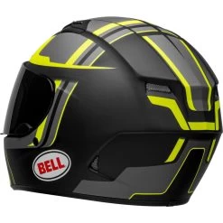 Bell Qualifier DLX MIPS Helmet - Torque Matte Black/Hi-Viz -Cycling Equipment Shop bell qualifier dlx mips street helmet torque matte black hi viz back left 23046.1611859104