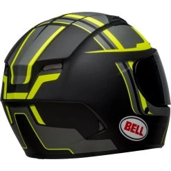 Bell Qualifier DLX MIPS Helmet - Torque Matte Black/Hi-Viz -Cycling Equipment Shop bell qualifier dlx mips street helmet torque matte black hi viz back right 19790.1611859111