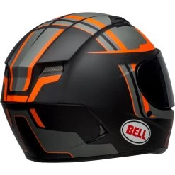 Bell Qualifier DLX MIPS Helmet - Torque Matte Black/Orange -Cycling Equipment Shop bell qualifier dlx mips street helmet torque matte black orange back right 87258.1611859357