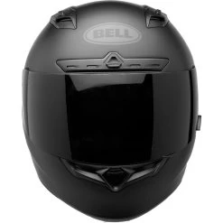 Bell Qualifier DLX Helmet - Matte Blackout -Cycling Equipment Shop bell qualifier dlx street helmet blackout matte black front 96503.1611935773
