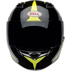 Bell Qualifier Flare Helmet - Gloss Black/Hi-Viz -Cycling Equipment Shop bell qualifier street helmet flare gloss black hi viz front 77941.1609271100