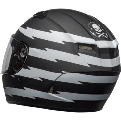 Bell Qualifier Z-Ray Helmet - Matte Black/White -Cycling Equipment Shop bell qualifier street helmet z ray matte black white back left clear shield 41282.1609267986