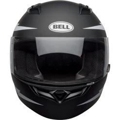 Bell Qualifier Z-Ray Helmet - Matte Black/White -Cycling Equipment Shop bell qualifier street helmet z ray matte black white front clear shield 44172.1609267989
