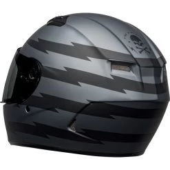 Bell Qualifier Z-Ray Helmet - Matte Gray/Black -Cycling Equipment Shop bell qualifier street helmet z ray matte gray black back left 84229.1609268114