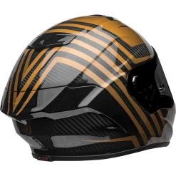 Bell Race Star Flex DLX Helmet - Gloss Black/Gold -Cycling Equipment Shop bell race star flex dlx street helmet matte gloss black gold back right 12371.1609350979
