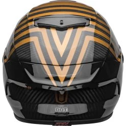 Bell Race Star Flex DLX Helmet - Gloss Black/Gold -Cycling Equipment Shop bell race star flex dlx street helmet matte gloss black gold back 84920.1609350972