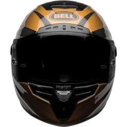 Bell Race Star Flex DLX Helmet - Gloss Black/Gold -Cycling Equipment Shop bell race star flex dlx street helmet matte gloss black gold front 97037.1609350972