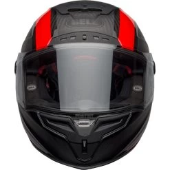 Bell Race Star Flex DLX Helmet - Tantrum 2 Matte/Gloss Black/Red -Cycling Equipment Shop bell race star flex dlx street helmet tantrum 2 matte gloss gray red front clear shield 87230.1609349812