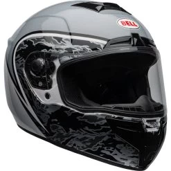 Bell SRT Helmet - Assassin Gloss Gray/White Camo 18 Bell SRT Helmet - Assassin Gloss Gray/White Camo -Cycling Equipment Shop bell srt street helmet assassin gloss gray white camo clear shield front right 61315.1568914015