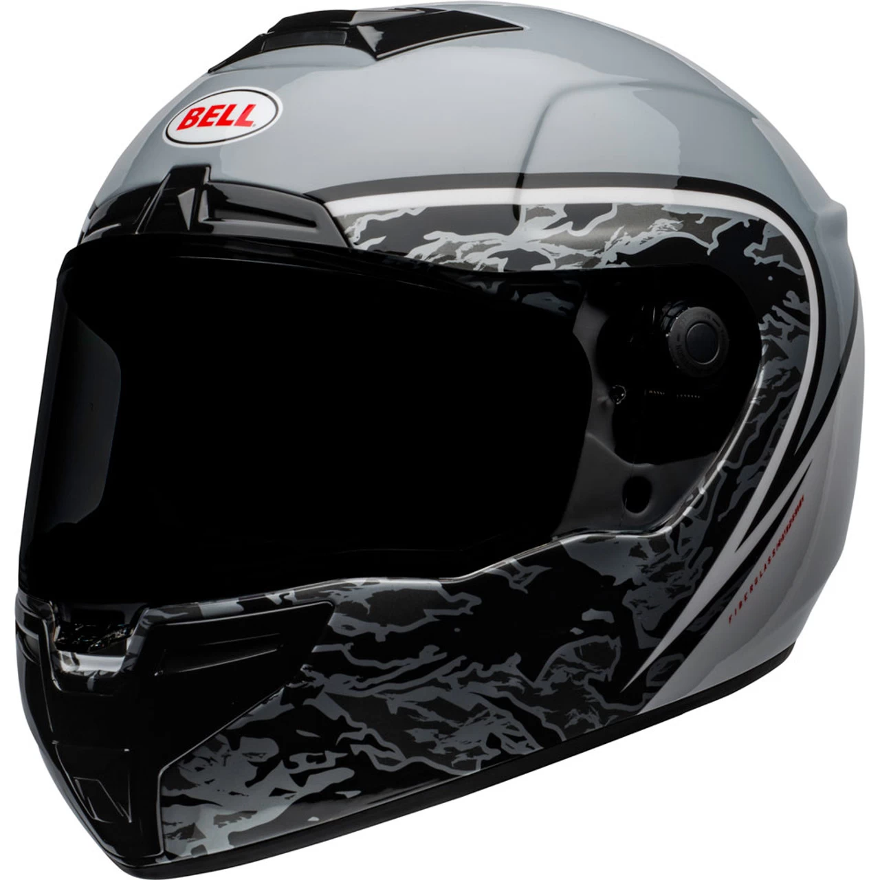 Bell SRT Helmet - Assassin Gloss Gray/White Camo 2 Bell SRT Helmet - Assassin Gloss Gray/White Camo - Image 2