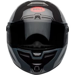 Bell SRT Helmet - Razor Gloss Black/Gray/Red -Cycling Equipment Shop bell srt street helmet razor gloss black gray red front 39994.1611087299