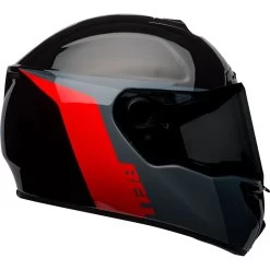 Bell SRT Helmet - Razor Gloss Black/Gray/Red -Cycling Equipment Shop bell srt street helmet razor gloss black gray red right 30317.1611087256