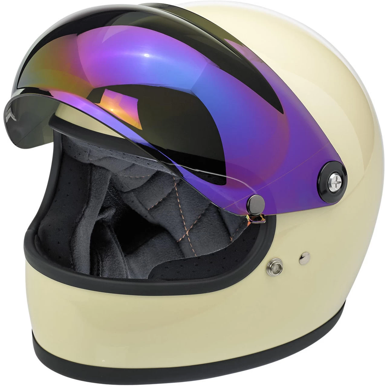 Biltwell Gringo S Antifog Bubble Shield - Rainbow Mirror 4 Biltwell Gringo S Antifog Bubble Shield - Rainbow Mirror - Image 4