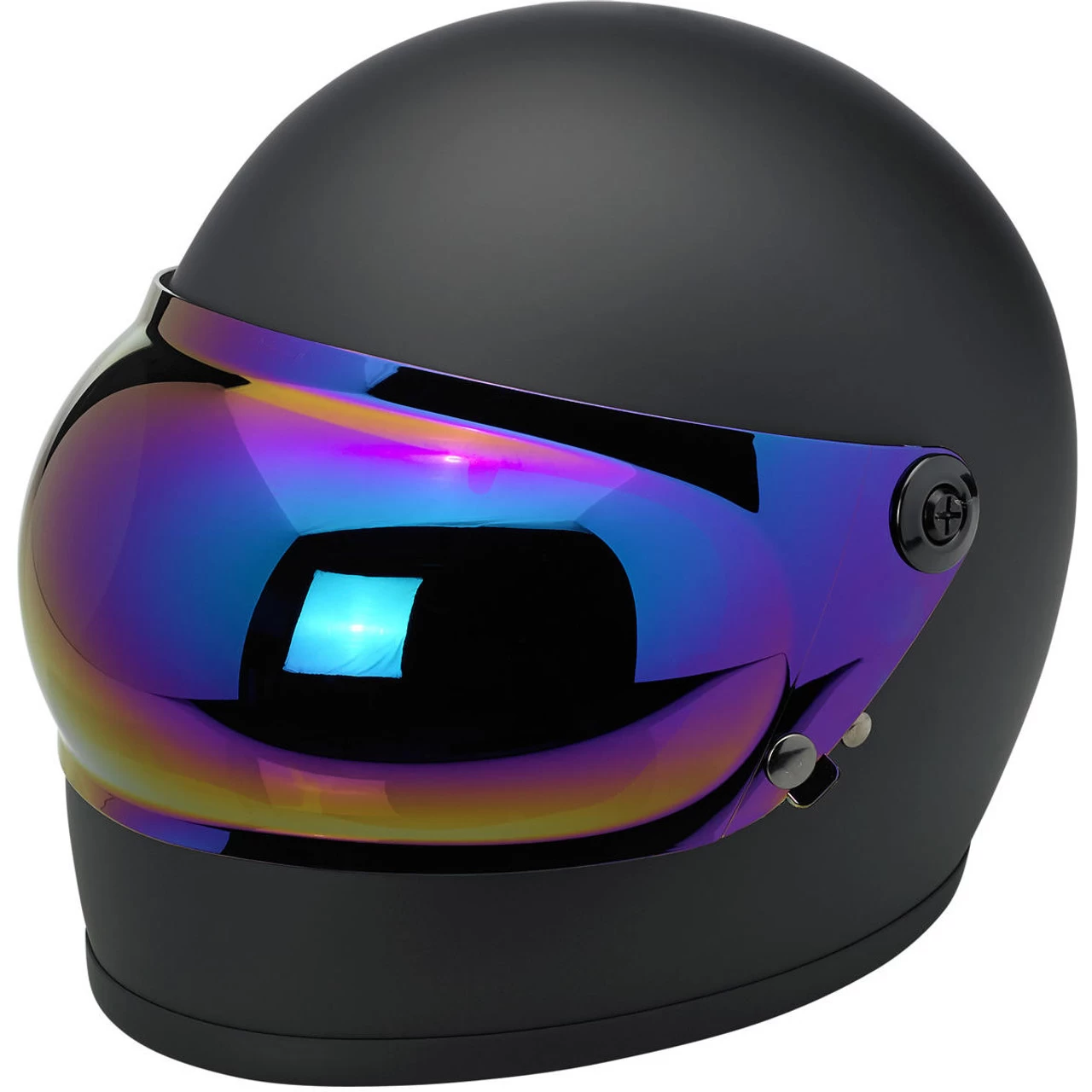 Biltwell Gringo S Antifog Bubble Shield - Rainbow Mirror 3 Biltwell Gringo S Antifog Bubble Shield - Rainbow Mirror - Image 3