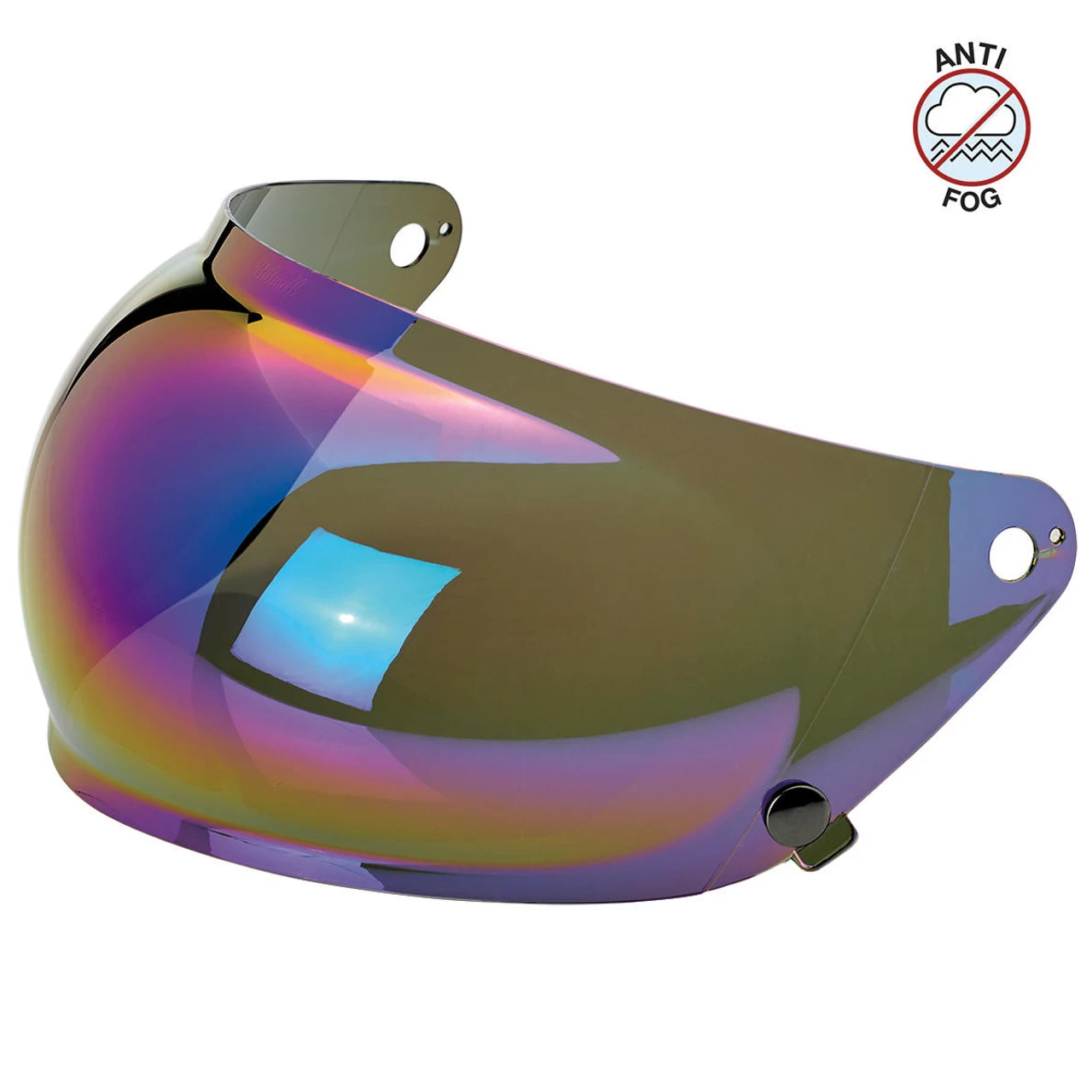 Biltwell Gringo S Antifog Bubble Shield - Rainbow Mirror 1 Biltwell Gringo S Antifog Bubble Shield - Rainbow Mirror