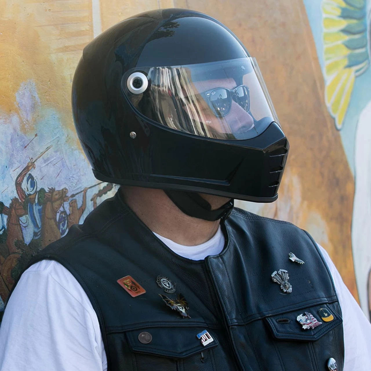 Biltwell Lane Splitter Helmet - Gloss Black 7 Biltwell Lane Splitter Helmet - Gloss Black - Image 7