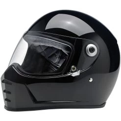 Biltwell Lane Splitter Helmet - Gloss Black
