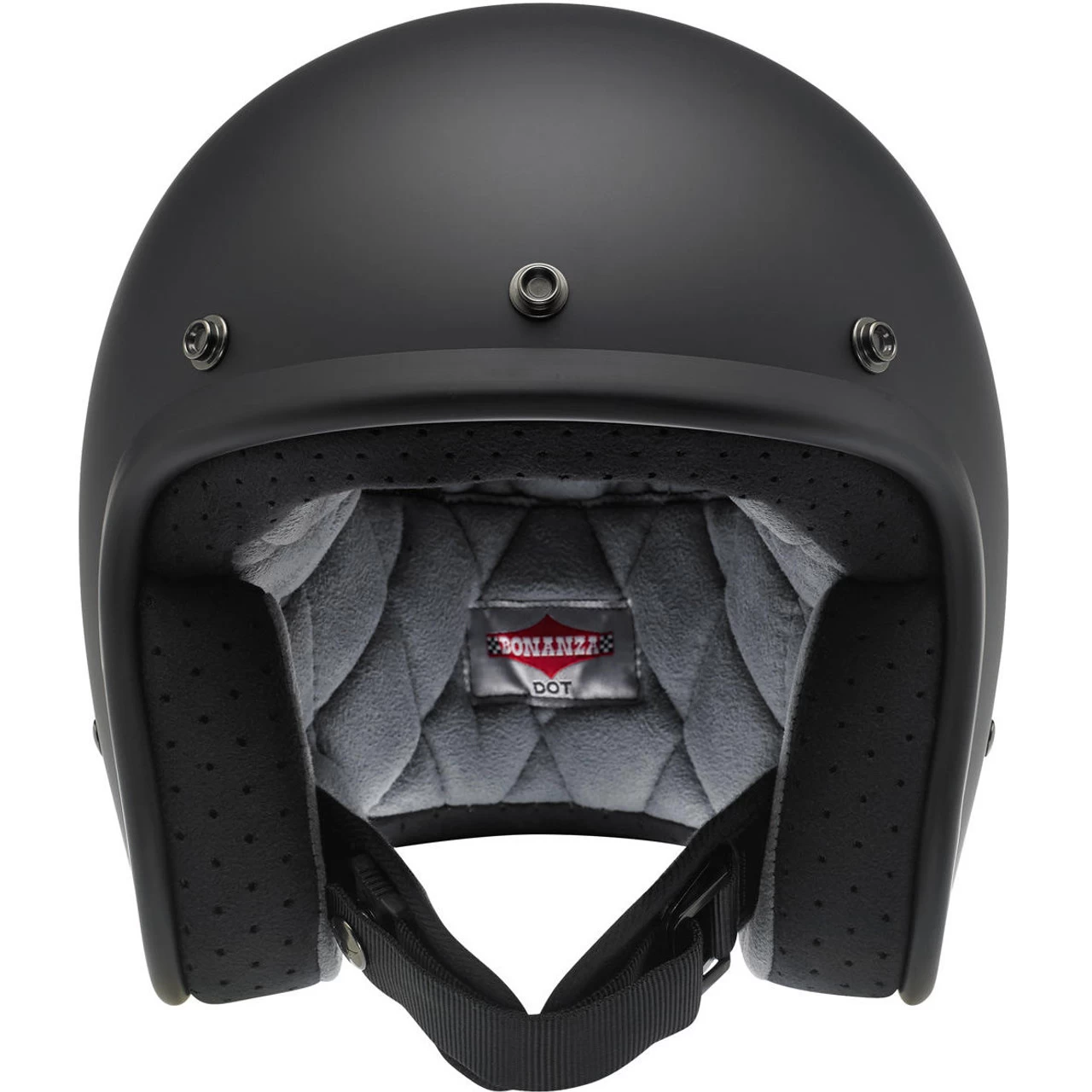 Biltwell Bonanza Helmet - Flat Black - Image 4