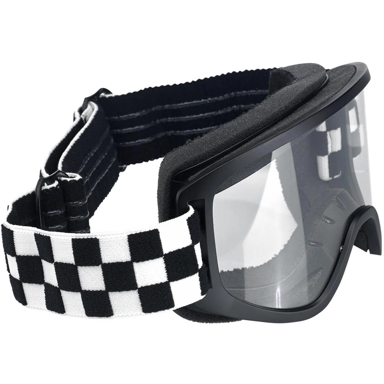Biltwell Moto 2.0 Goggles - Checkers Black 4 Biltwell Moto 2.0 Goggles - Checkers Black - Image 4