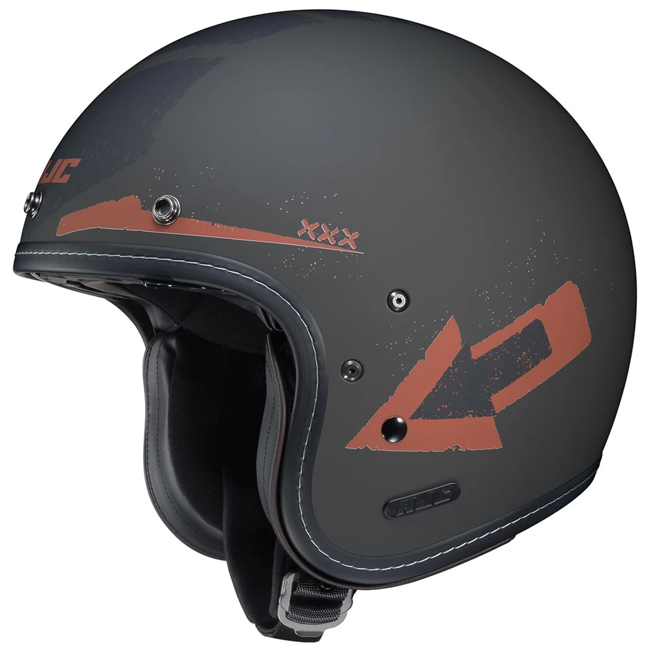 HJC IS-5 Helmet - Arrow Matte Gray/Orange 1 HJC IS-5 Helmet - Arrow Matte Gray/Orange