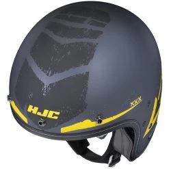 HJC IS-5 Helmet - Arrow Gray/Yellow -Cycling Equipment Shop hjc is 5 open face helmet arrow gray yellow 2 60746.1540303026