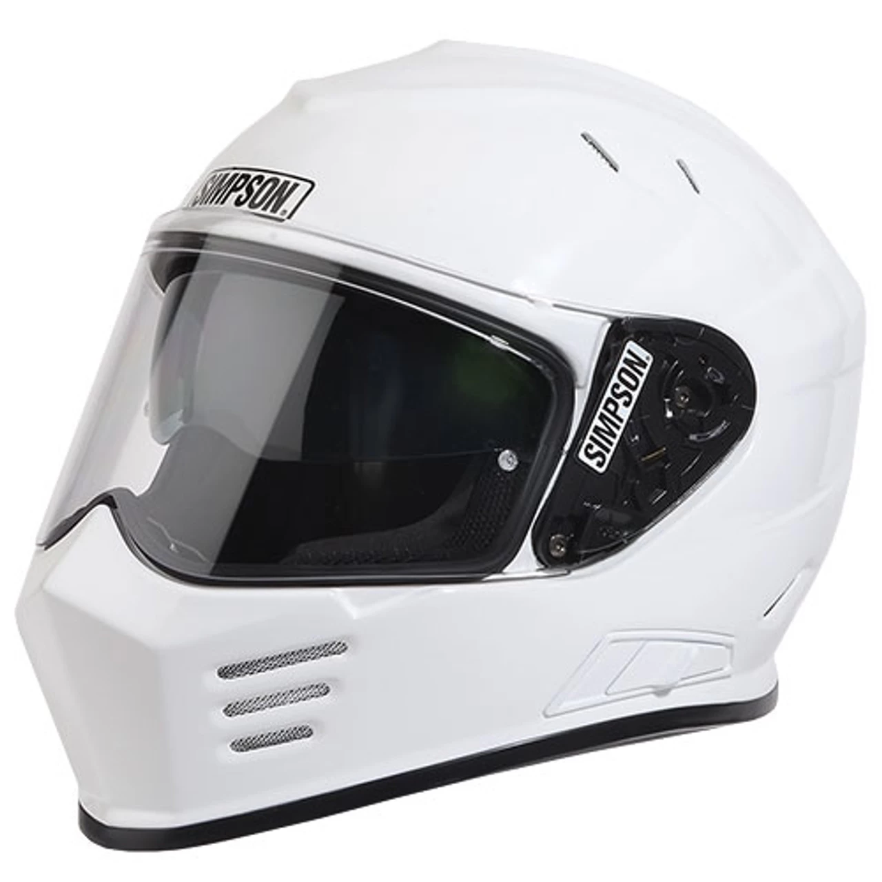 Simpson Ghost Bandit Helmet - White 1 Simpson Ghost Bandit Helmet - White