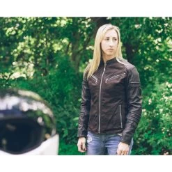 Speed And Strength Street Savvy Women's Leather/Textile Jacket - Oxblood/Black -Cycling Equipment Shop speed strength straight savvy jacket c 87767.1533766363
