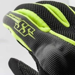 Speed And Strength Comin' In Hot™ Women's Leather/Mesh Gloves -Cycling Equipment Shop speedandstrength comininhot leather mesh motorcycle gloves grey hivis 5 21458.1453908501